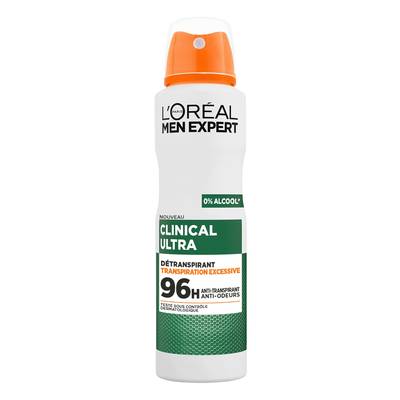 L'Oréal Men Expert Déodorant Spray Homme Anti-transpirant, 150ml