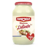 Amora Mayonnaise Allégée Délicate en bocal, 765g