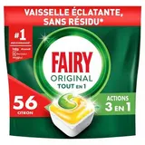 FAIRY Tablette lave-Vaisselle Original Tout en 1 Citron, 56 capsules