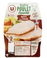 Filet de poulet rôti au four, U (x 2, 150 g)