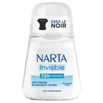 Déodorant bille pour femme invisible efficacité 72h, Narta (50 ml)