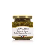 Pesto artisanal basilic, pignons et parmesan, L'Epicurien (100 g)