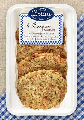Croques Saumon, Maison Briau (x 4, 400 g)