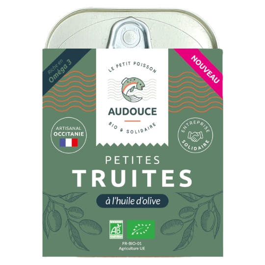 Petites Truites à l'Huile d'Olive Bio AUDOUCE