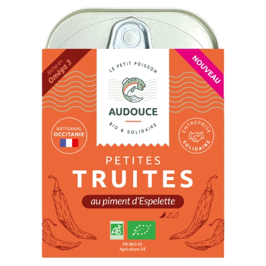Petites Truites au Piment d'Espelette Bio AUDOUCE