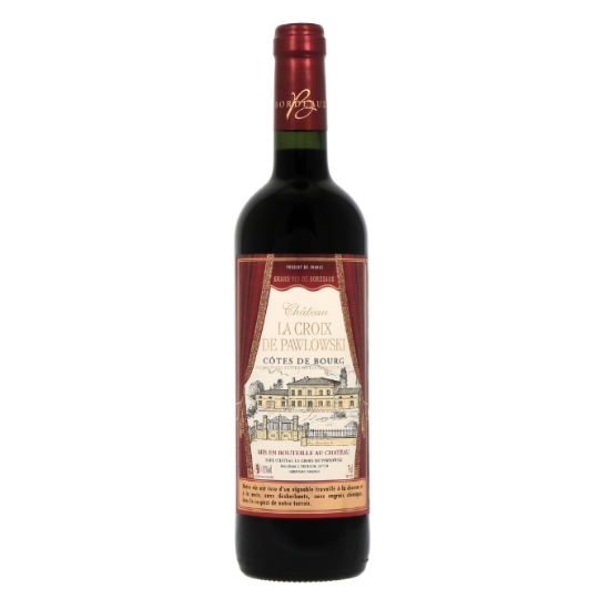 Vin Rouge AOC Côtes de Bourg CHATEAU LA CROIX DE PAWLOWSKI