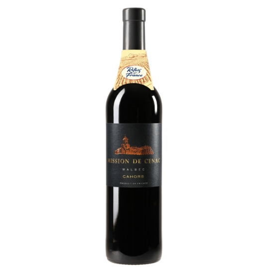 Vin Rouge AOP Cahors Malbec Mission de Cenac REFLETS DE FRANCE