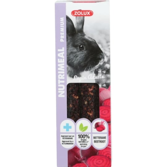 Nutrimeal Sticks Premium Betterave Lapin - 115 G - 2 Sticks ZOLUX