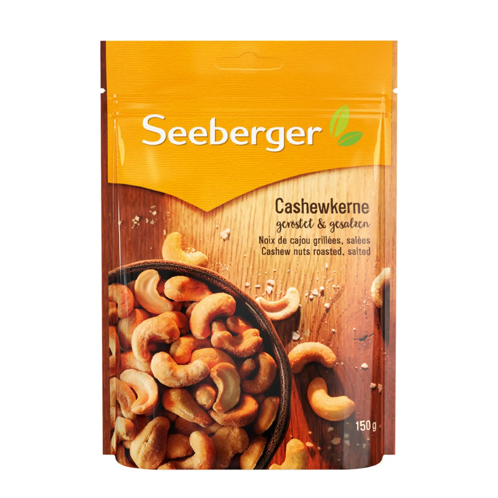 SEEBERGER Noix de cajou grillées salées