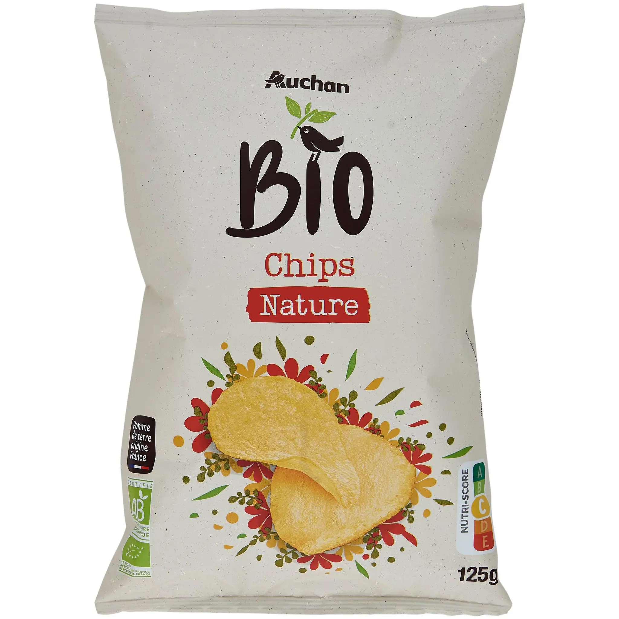 AUCHAN BIO Chips nature