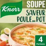 KNORR Soupe déshydratée poule au pot aux petits légumes