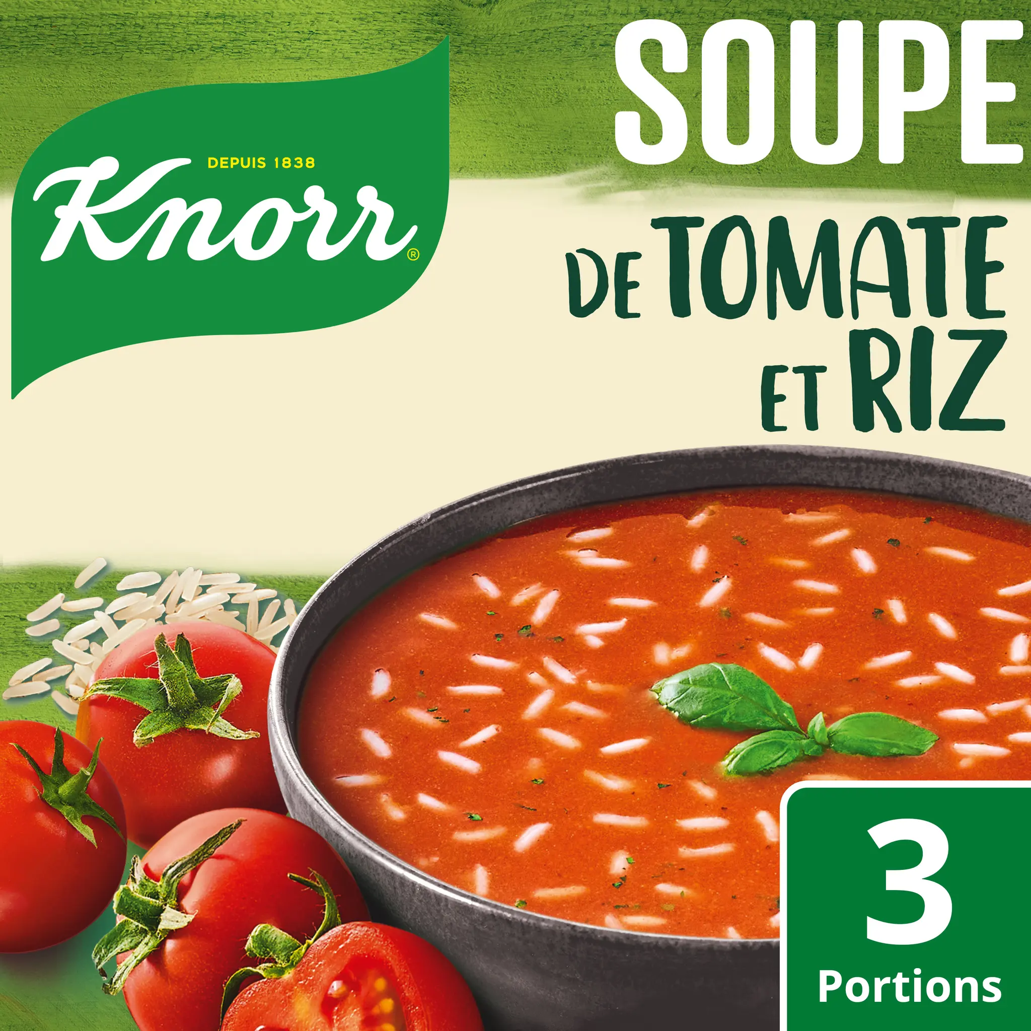 KNORR Soupe déshydratée de tomate et riz