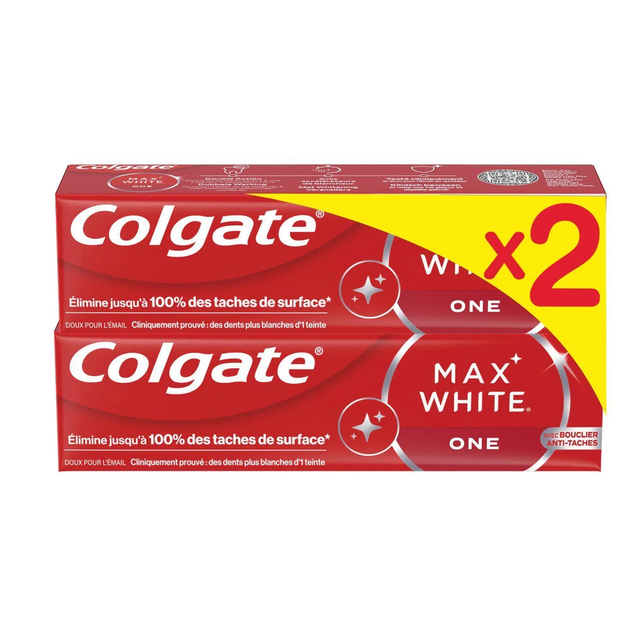 COLGATE Max white dentifrice anti-taches
