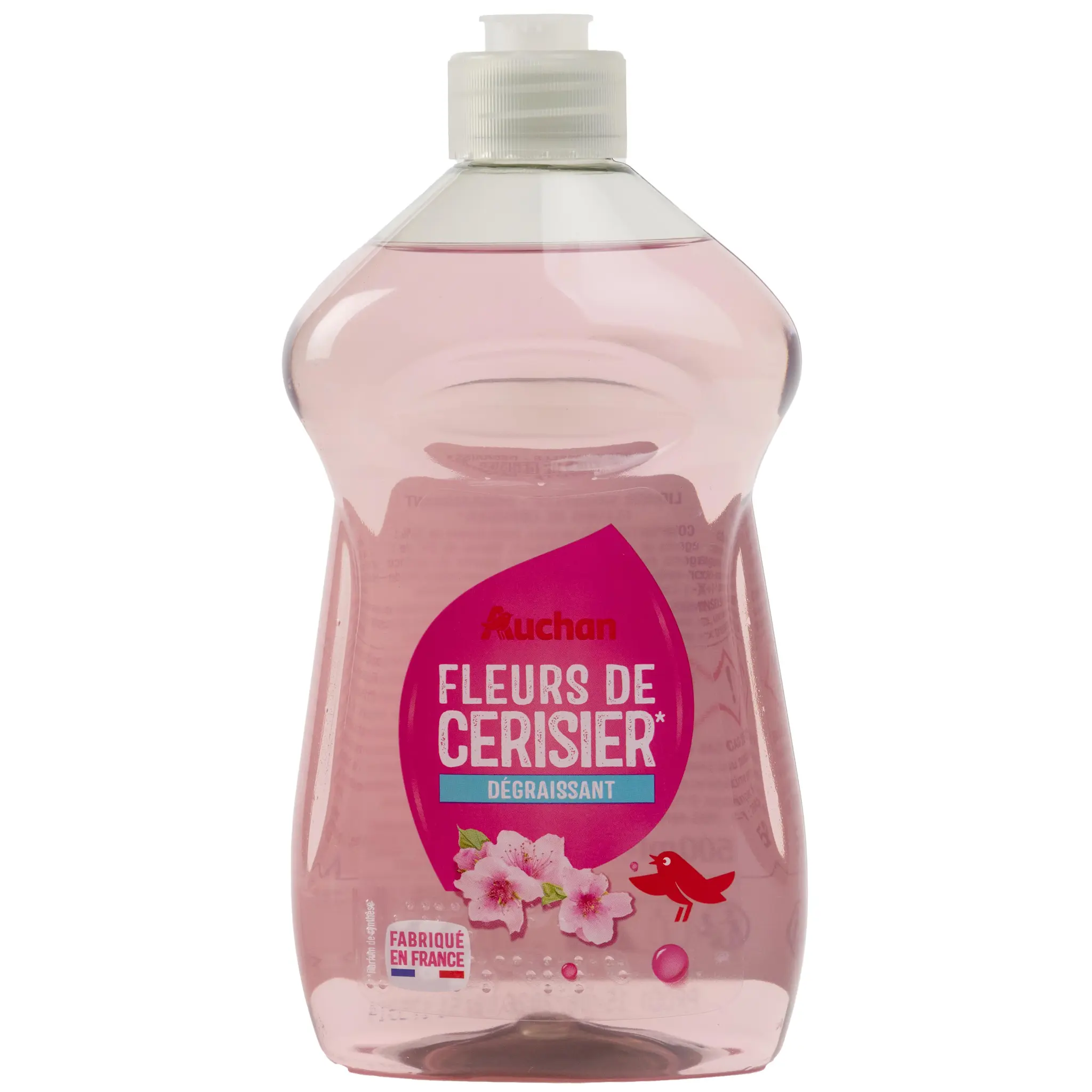 AUCHAN Liquide vaisselle dégraissant fleurs de cerisier