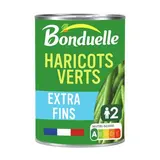 Bonduelle Haricots Verts extra fins en conserve, 220g