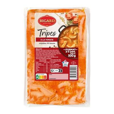 Bigard Tripes à la tomate, 2 Parts - 500g