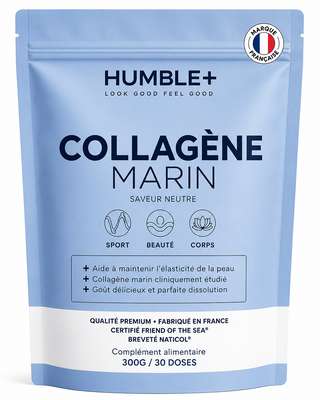 Collagène marin en poudre neutre, Humble +  (300 g)