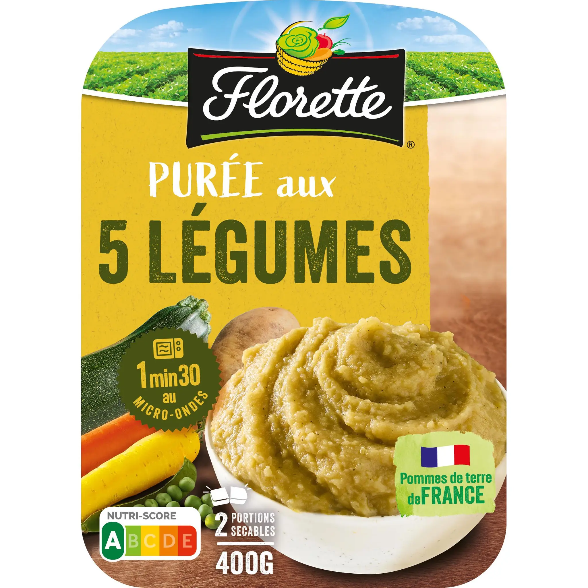 FLORETTE Purée aux 5 légumes