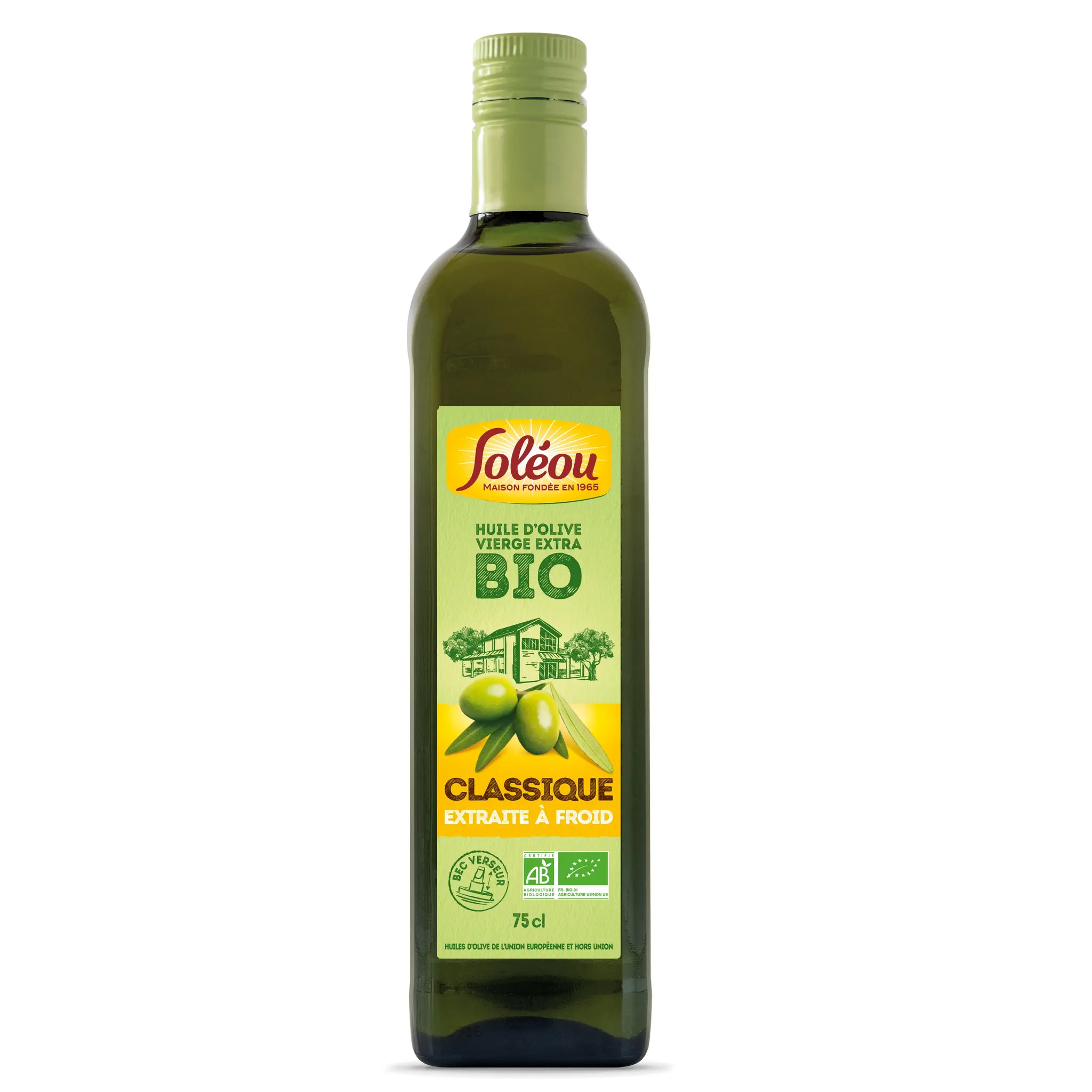 SOLEOU Huile d'olive vierge extra bio caractère