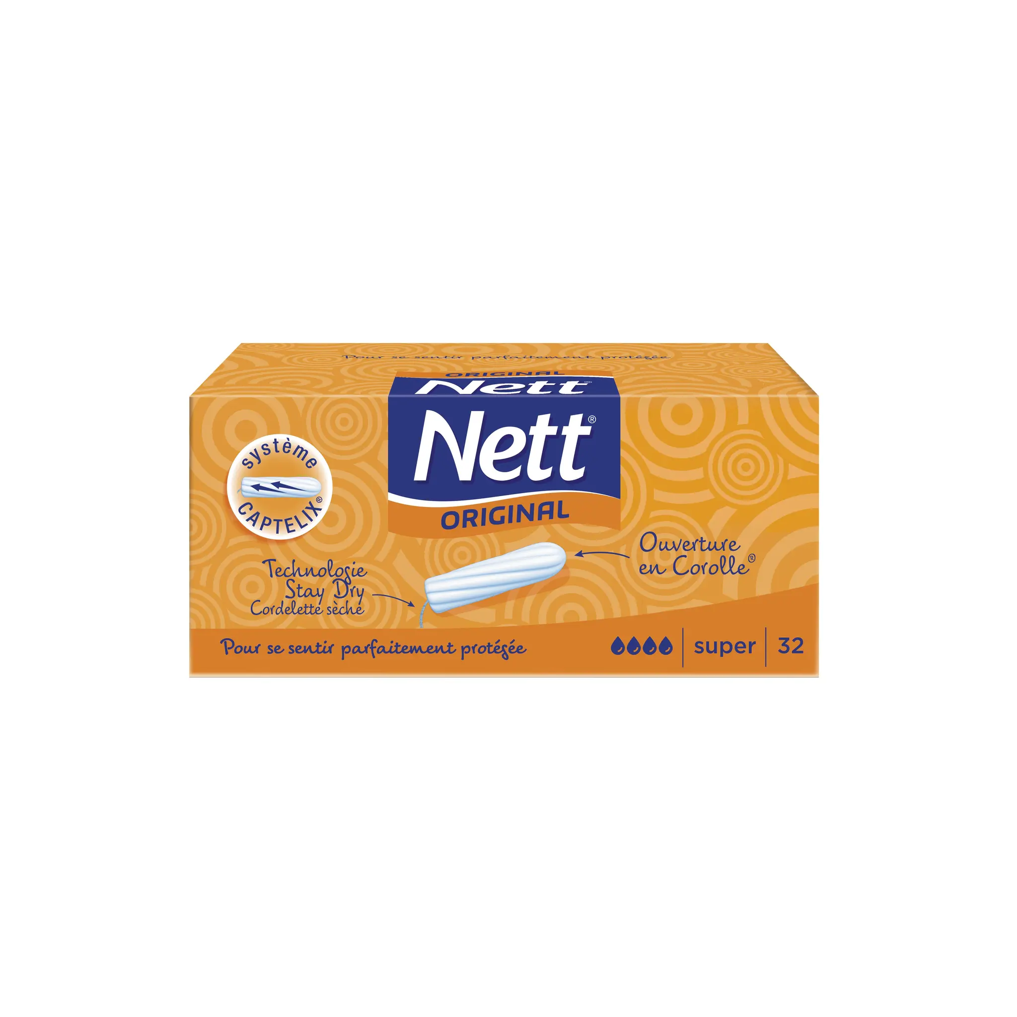 NETT Original tampons sans applicateur super