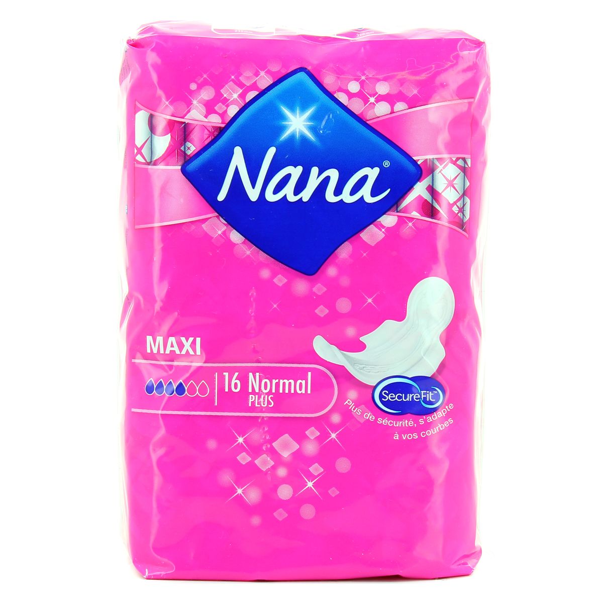 Nana Serviettes hygiéniques maxi normal plus, 16  pièces