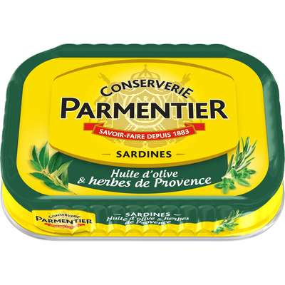 Sardines huile olive et herbes de provence, Parmentier (135 g)