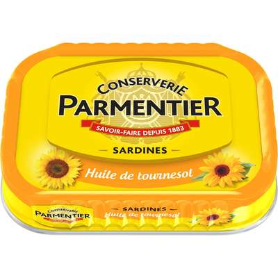 Sardines à l'huile de tournesol, Parmentier (135 g)