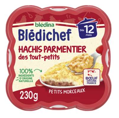 Blédichef assiette de hachis parmentier des touts petits - dès 12 mois, Blédina (230 g)