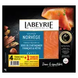 Saumon Norvège Fumé au Bois de Châtaignier Français & Hêtre LABEYRIE