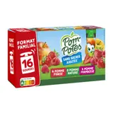 Compote pomme, fraise, framboise sans sucres ajoutés POM'POTES