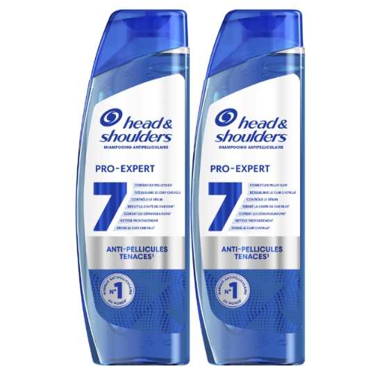 Shampooing Antipelliculaire Pro-Expert 7 Anti-Pellicules Tenaces HEAD & SHOULDERS