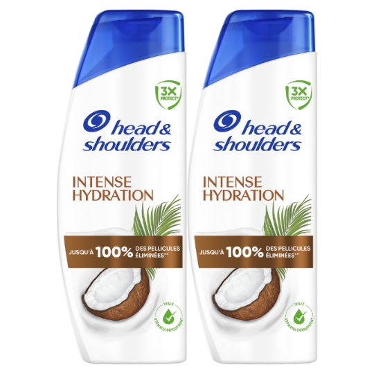 Shampooing Antipelliculaire Intense Hydratation HEAD & SHOULDERS