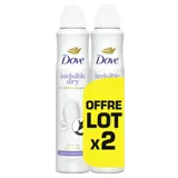 Déodorant Spray Invisible Dry Anti-Traces Blanches 72H Parfum Freesia et Violette DOVE