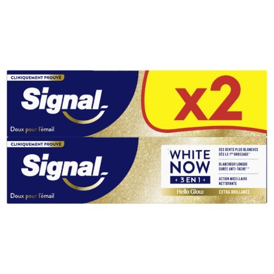 Dentifrice 3 en 1 White Now - Hello Glow SIGNAL