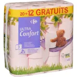 Papier Toilette Rose Ultra Confort CARREFOUR