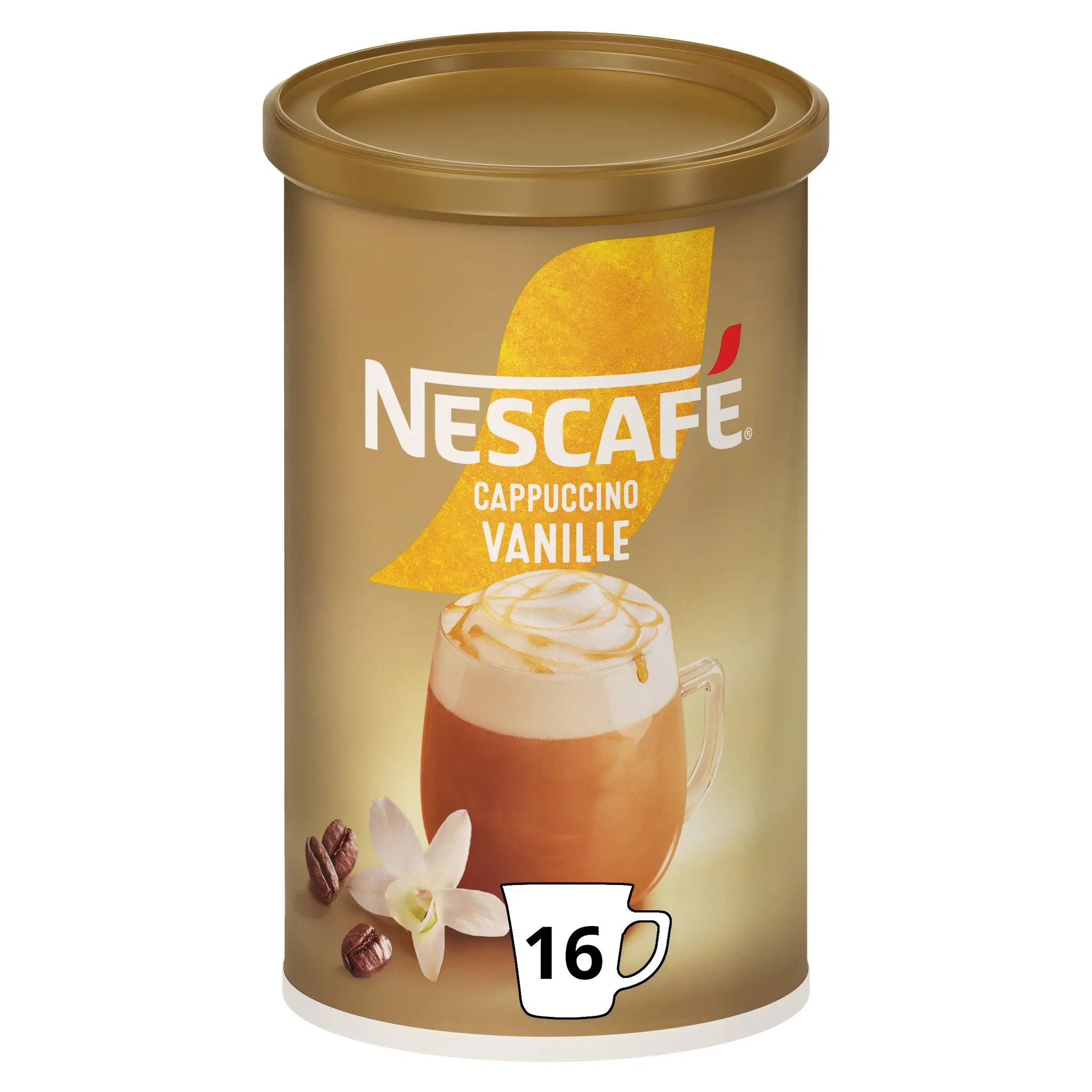 NESCAFE Café soluble cappuccino saveur vanille
