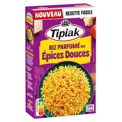 Tipiak Riz Parfumé aux Epices douces en sachets cuisson, 2x120g