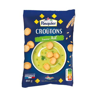 Pasquier Croûtons à l'ail pour Soupe, 80g
