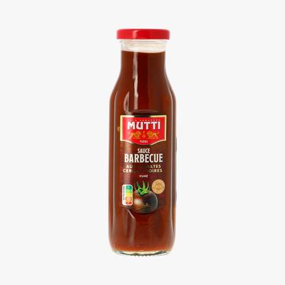 Mutti Sauce Barbecue aux Tomates Cerises Noires en bouteille, 300g