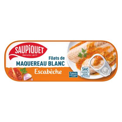 Saupiquet Filets de Maquereaux Sauce Escabèche en conserve, 169g