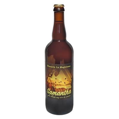 Brasserie La Magicienne Bière Blonde 5° Samantha, 75cl