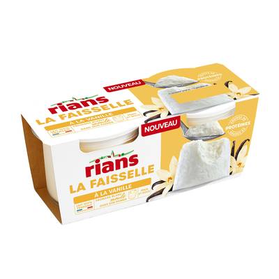 Rians Faisselle à la vanille, 2x100g