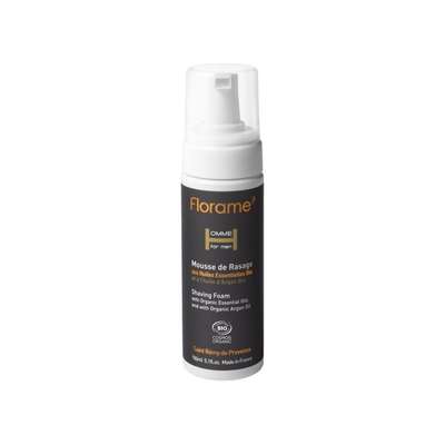 Mousse à raser BIO, Florame  (150 ml)