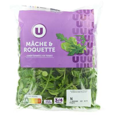 Duo de mâche et roquette, U (125 g)