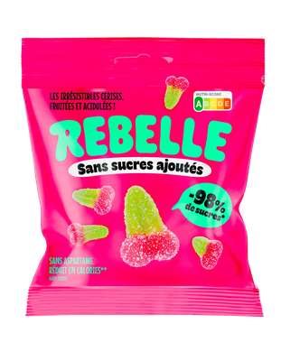Bonbons cerises acidulés, Rebelle (50 g)