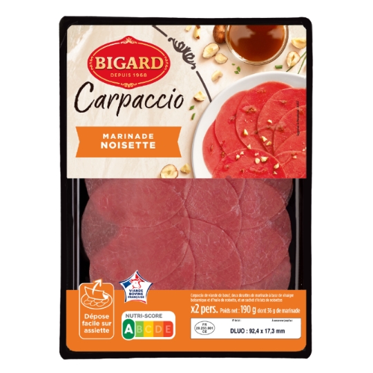 Carpaccio de Bœuf aux Noisettes BIGARD