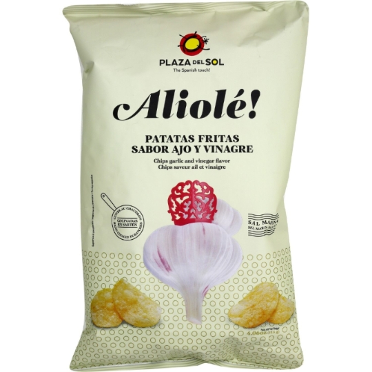 Chips saveur ail et vinaigre PLAZA DEL SOL