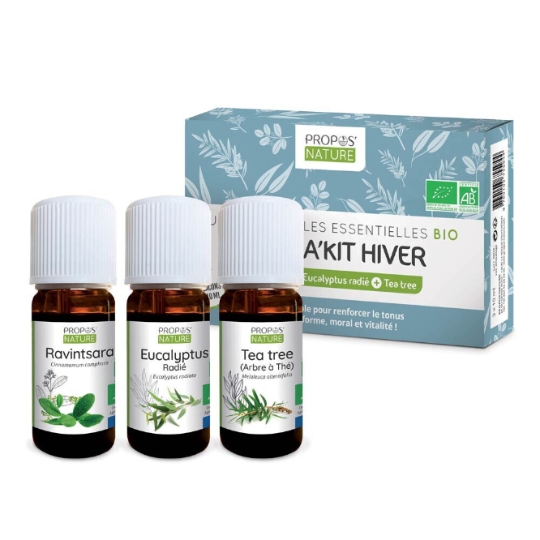 Aroma'kit Hiver - 3 Huiles Essentielles Bio PROPOS'NATURE