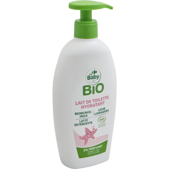 Lait de toilette bébé bio CARREFOUR BABY