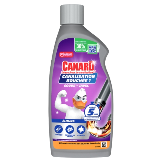 Déboucheur de Canalisations Soude et Javel CANARD WC